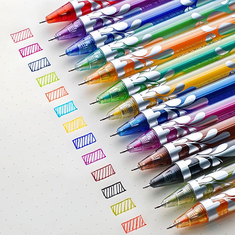 Blauw en Wit Porselein Kleurige Hitte-Uitwisbare Neutrale Pen - Student Kantoorbenodigdheden
