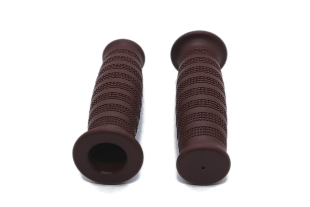 Beatus Vertical Groove Barrel Type Bike Handle Grip 22.2mm Universal