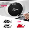 1/2PCS mk4 Car Audio Decorate Badge Emblem Stereo Sticker For Ford ST FOCUS 2 3 Mondeo Fiesta Kuga MK2 MK3 MK4 Ecosport Fusion