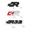 2026 Hot Sticker Car sticker Front Hood Grill SR 32 Emblem Auto Grille Badge for Volkswagen R Racing VW Sagitar Passat Golf Tigu