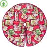 Snowman Santa Christmas Tree Skirt Decoration For Xmas Holiday Supplies Festival