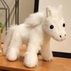 Horse Plush Toy Realistic Horse Stuffed Animal 12" Collectible Horse Soft Soft Animal Doll Pillow for Kids