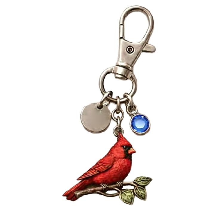 

Playful Little Finches Key Holder Vibrant Colors And Detailed Craftsmanship Enhances Your Wallet Car Key