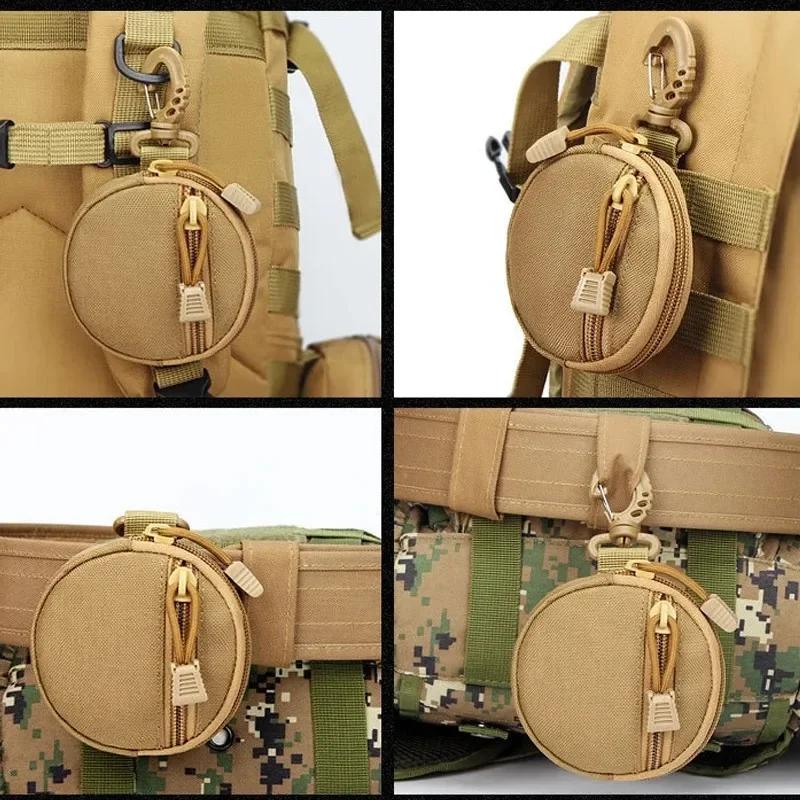 1pc Portable Dog Treat Bag Tactical Durable Lightweight Food Pet Pouch with Rotatable Carabiner for Puppy Pet Supplies