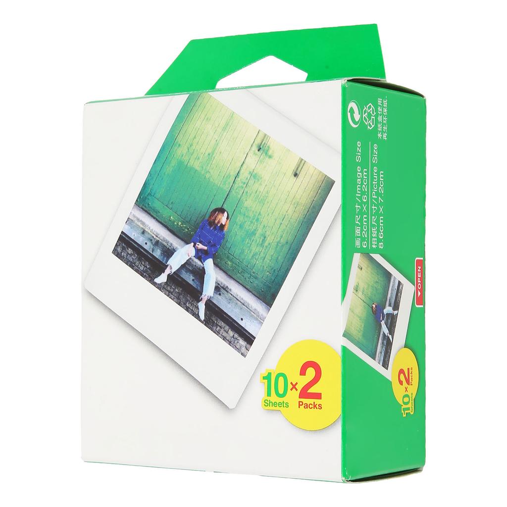 For Fujifilm Film 20 Sheets Beautiful Color Portable Camera Instant Film for Instax SQ1 20 10 6 Sp