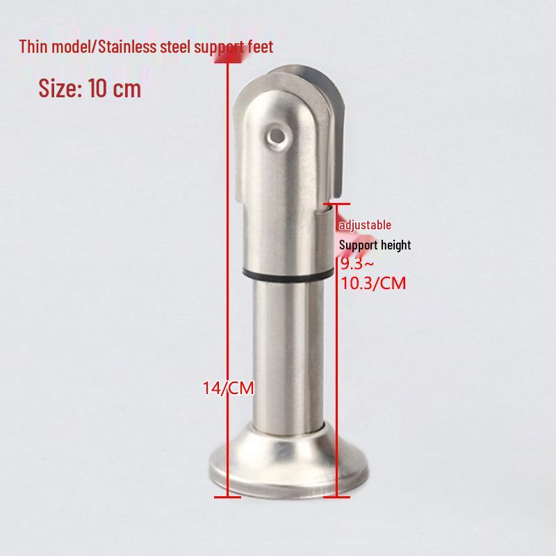 Stainless Steel Public Toilet Partition Support Foot Bracket