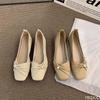 Fashion Low heeled flat sole single shoes for women versatile simple comfortable daily commuting gentle shoes for women single shoes