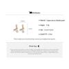 Gold-Plated Zircon Star Ear Clip, No Piercing Needed - High-End Luxury with Pearls