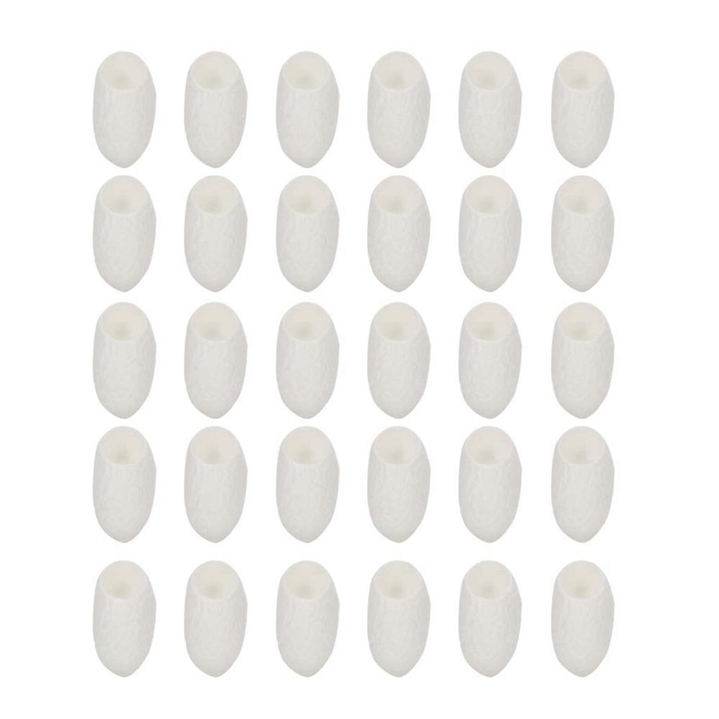 30pcs   Bottle Facial Care Nature Silks Balls Skin Care Scrub Silkworm Balls
