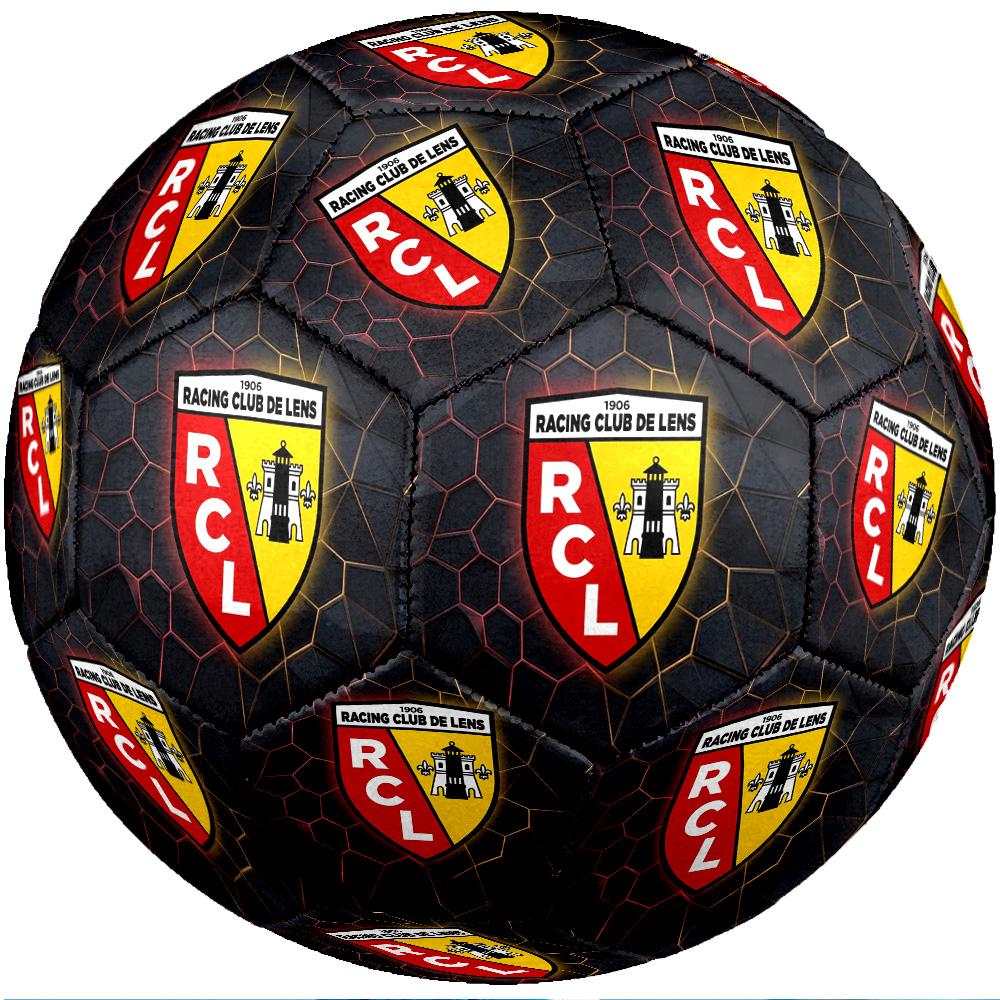 Lens FC Size 5 Standard Football Durable Training Match Soccer Ball for Adult Outdoor Sports