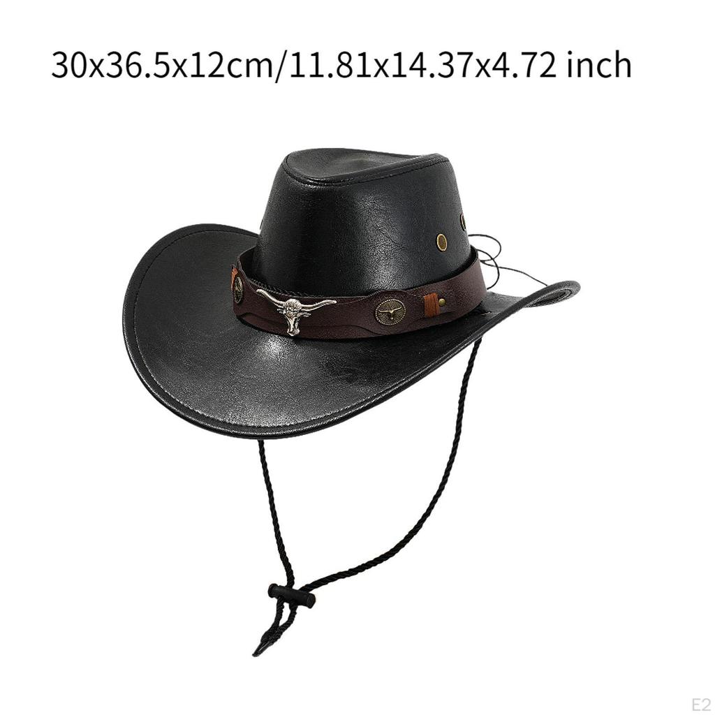 Western Cowboy Hat Dress Up Cowgirl for Stage Performance Carnival Festival