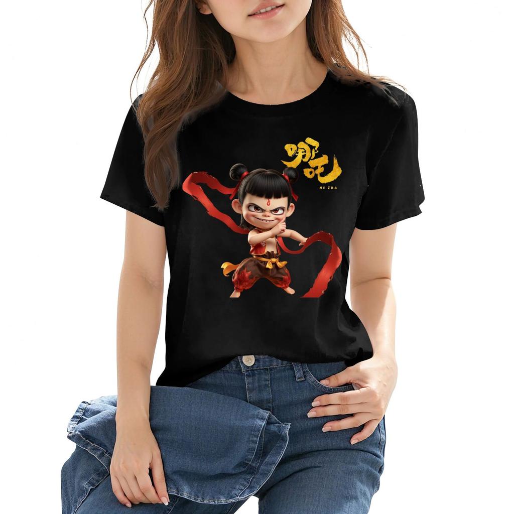 Lässiges, kurzärmliges, bedrucktes T-Shirt mit Rundhalsausschnitt für Kinder