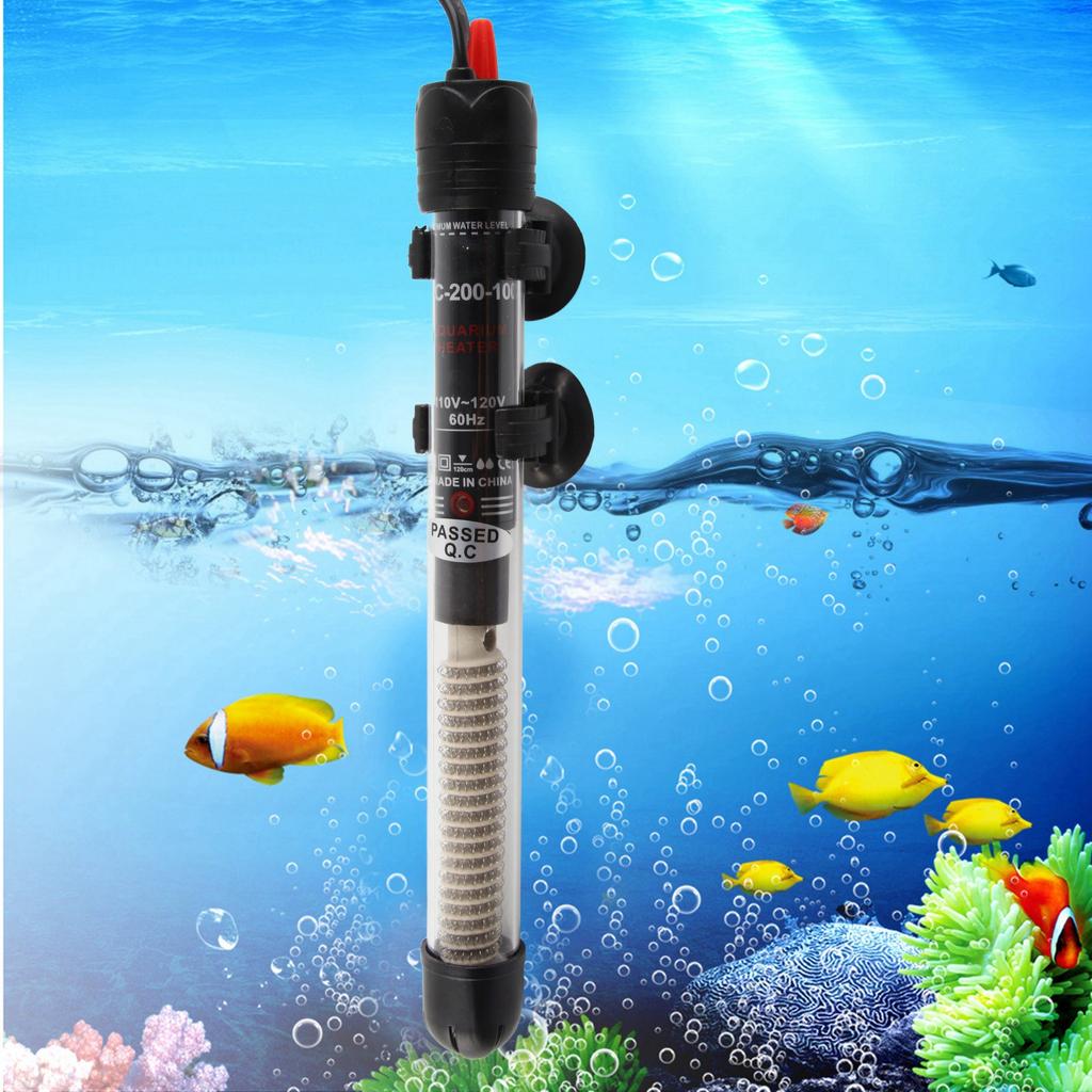 100W skleněná nádrž na ryby ponorná automatická konstantní teplota ohřívače vody topná tyč akvárium