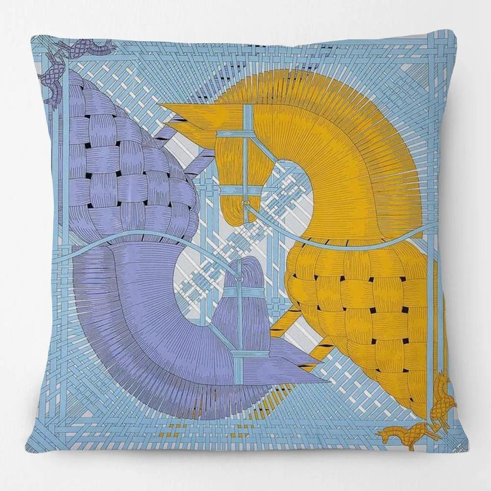 Fashion Multicolor Horse Head Cushion Covers Luxury Animals Sofa Decorative Pillows Case 45X45CM Decorative Pillows