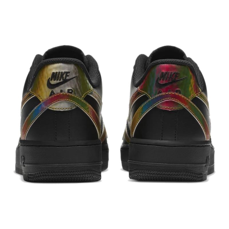 Nike Air Force 1 Low Misplaced Swooshes Black Multi Sneakers CK7214-001