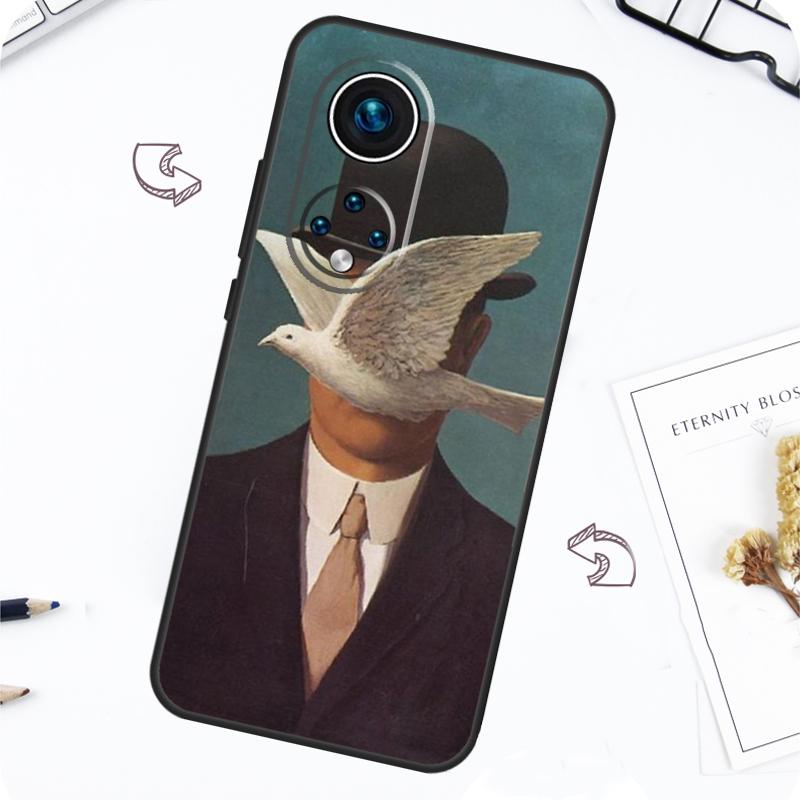 Rene Magritte Case For Honor Magic 5 6 7 Lite Honor 200 Pro X8b X9a X8a X8 X9 X9c X9b 50 70 90 Lite Cover
