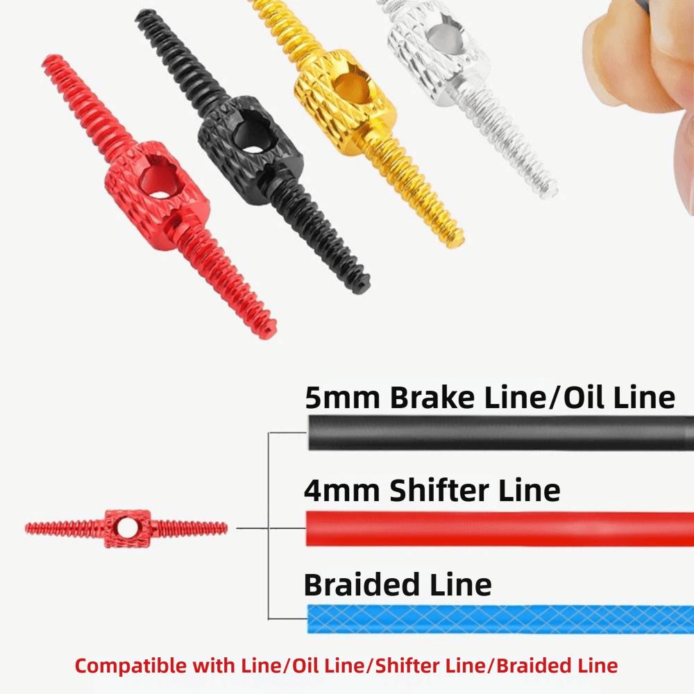 Aluminium Zink Zinklegierung Fahrrad Bremszuggehäuse Einfache Installation Ölanschlussverbinder Rennrad