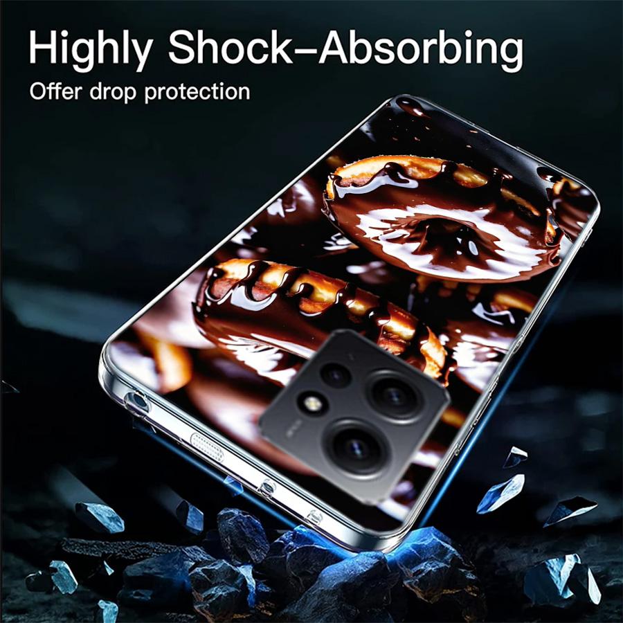 Food Fries Beer Cheese Sushi Cookie Phone Case For Redmi Note 14 15 Pro 5G 13 12 Pro Plus 11 11T 11E 11S 10 Pro 10S 9 9S Cover C