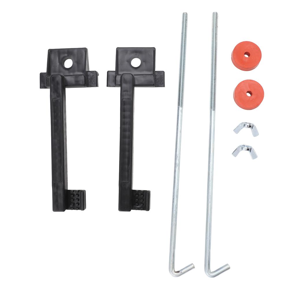 Battery Hold Down Kit with 10in J Boits Metal Stable Fixation Battery Tie Down Bracket for Most Car Battery