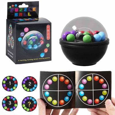 Children Rotating Magic Bead Puzzle Ball Clearance Toy Fun Logical Thinking Challenges Intellectual Game Education Strategy Toy