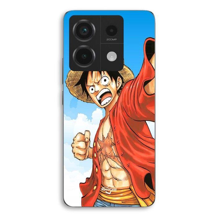 Coque de téléphone - MANIACASE - Xiaomi Redmi Note 13 Pro 5G - Silicone TPU - Souple - Monkey D Luffy
