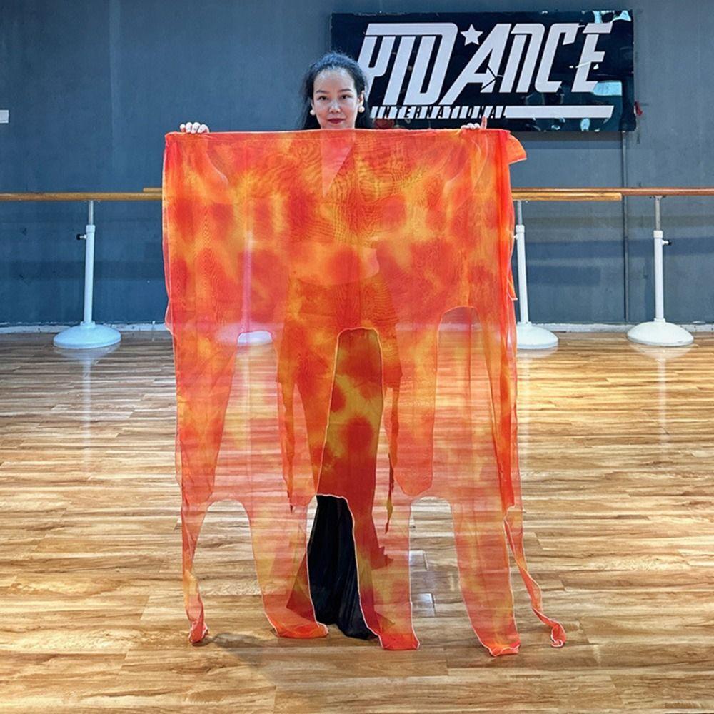 Scalable Rods Semi-circular Flags with Telescopic Sticks Colorful Scarves Flag  Dance Party