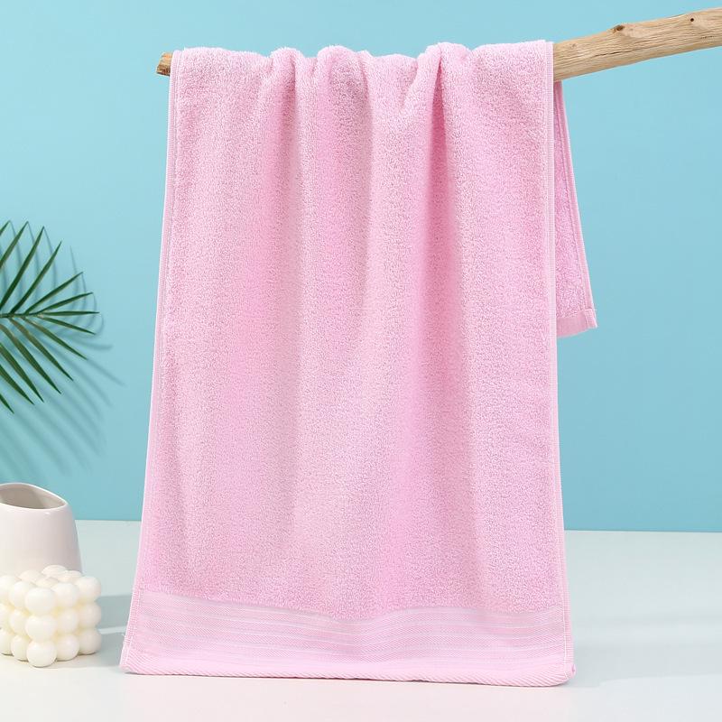 Absorbent, non-shedding bamboo fiber towel: superior to pure cotton towels for bath use.
