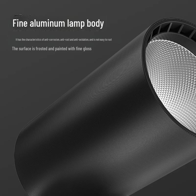 Adjustable LED Ceiling Spotlight - Surface-Mounted Track Light for Home