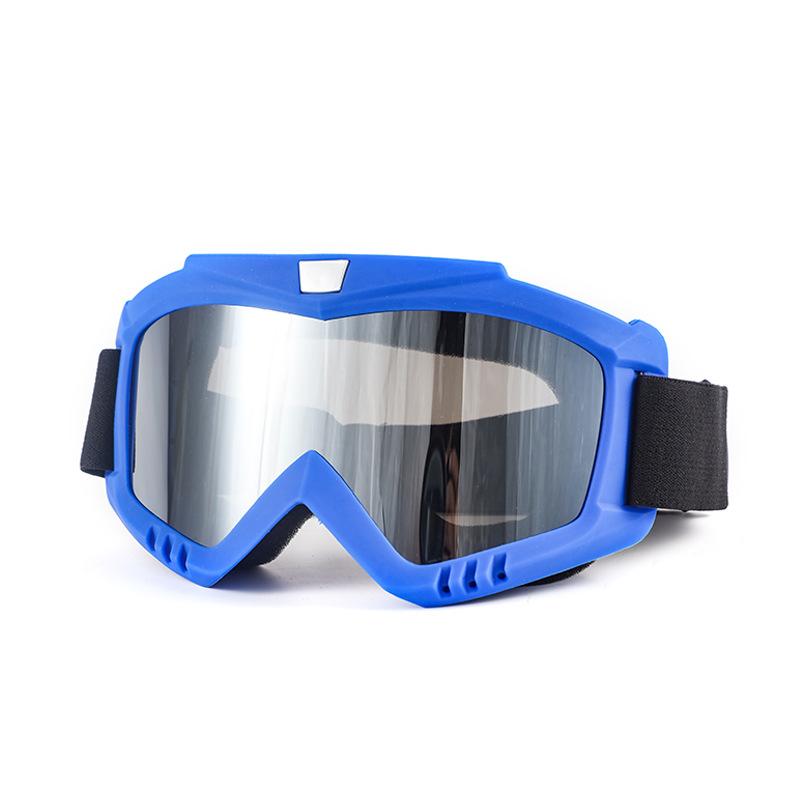 Outdoor Off-Road Motorcycle Windproof Sand-Proof UV-Protective Goggles with Interchangeable Lenses Full Frame for Riding