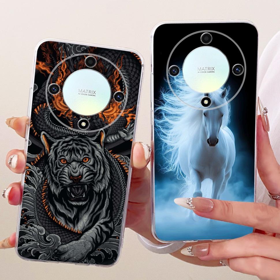 For Honor X9a 5G Case Magic 5 Lite Cover Dragon Cartoon Soft Silicone Phone Cases For Honor Magic5 Lite HonorX9a X 9a Bumper