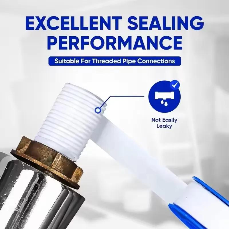 1-20Roll PTFE Industrial Sealant Tape Waterproof Thread Duct Tapes for Plumbing Fitting Repair Tools Shower Head Pipe Sealing