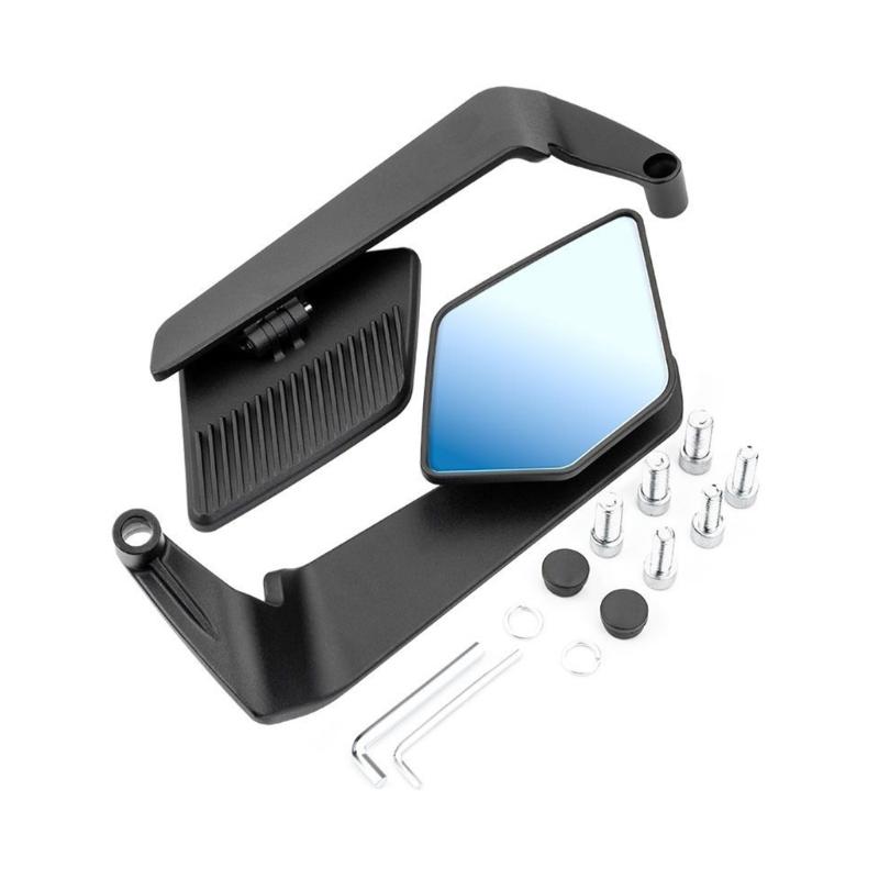 

Broad View Motorcycle Side Mirror Shock Absorbing Structure Easy Installation Riders Safety Upgrade