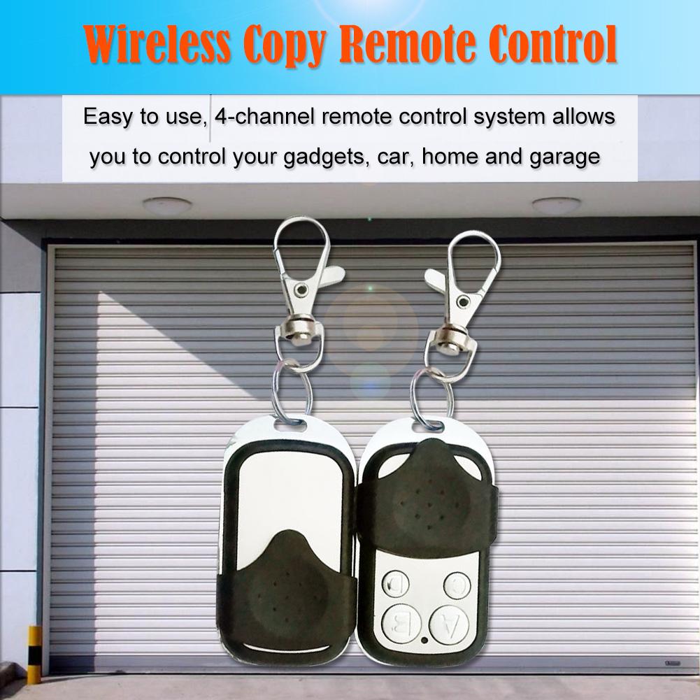 433MHz Copy Remote Control Cars Garage Doors Gate Doors Duplicator Learning Code 4 Button Cloning Duplicator