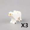 MOC Zoo Farm Animal Building Blocks Owl Lizard Octopus Squirrel Pig Dog Chicken Cat Pigeon Mouse Wolf Rabbit Mini DIY Brick K060