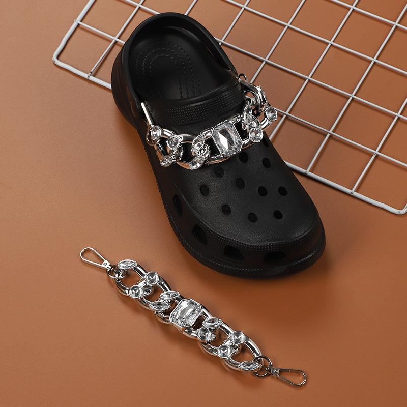 2026 Catene Donna Scarpe Designer Charms Acrilico Strass Charms Decorazione Scarpe DIY Staccabile Accessori Scarpe
