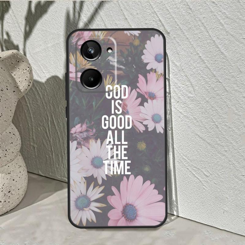 Bible Jesus Christ Christian Quotes Case For Realme 8 9 11 10 Pro Plus C11 C15 C25s C21Y C30 C31 C33 C35 C53 C55 GT Neo 5 3T 2T