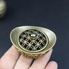 The God of Wealth/Ingot Shape Incense Burner Household Indoor Incense Slice Cone Incense Retro Censer Tabletop Small Decoration
