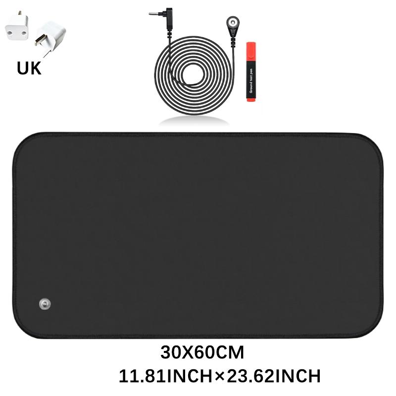 Grounding Mat for Sleep 30x60cm Wellness Natural Earthing Pad to Improve Circulation, Reduce Inflammation & Ease Pain/Anxiety
