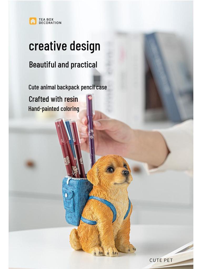 Golden Retriever Creative Pen Holder & Ornament