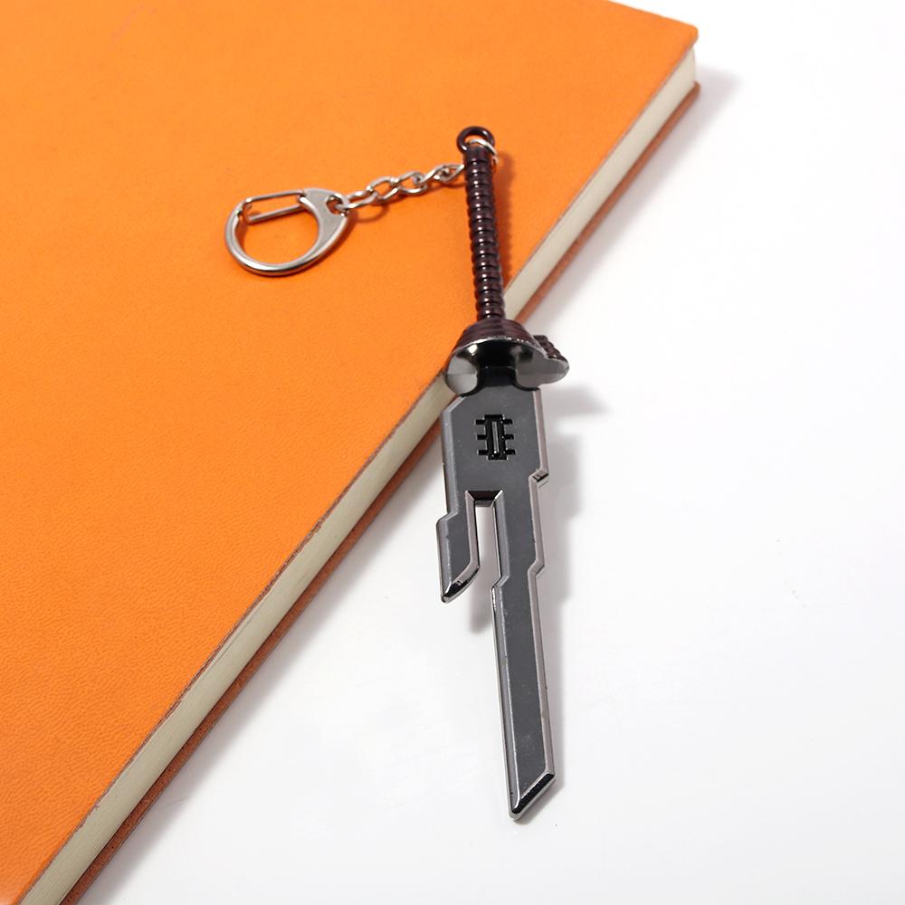 Fushiguro Toji Nanami Kento Wisiorek z Bronią Breloczek Anime Jujutsu Kaisen Cosplay Breloczek do Kluczy dla Mężczyzn Fajny Breloczek do Kluczy Samochodowych Biżuteria