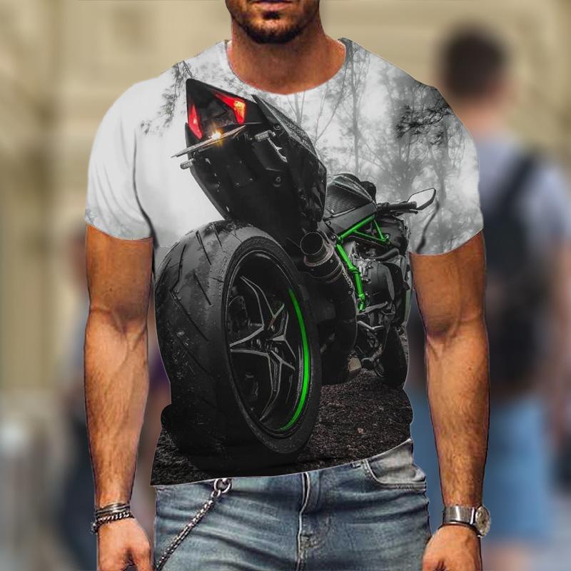 Camiseta de Verano para Hombre3DImpresión de Letras de Calavera Moda Manga Corta Ropa de Hombre Cuello O Ocio Poliéster Camiseta Ropa de Calle