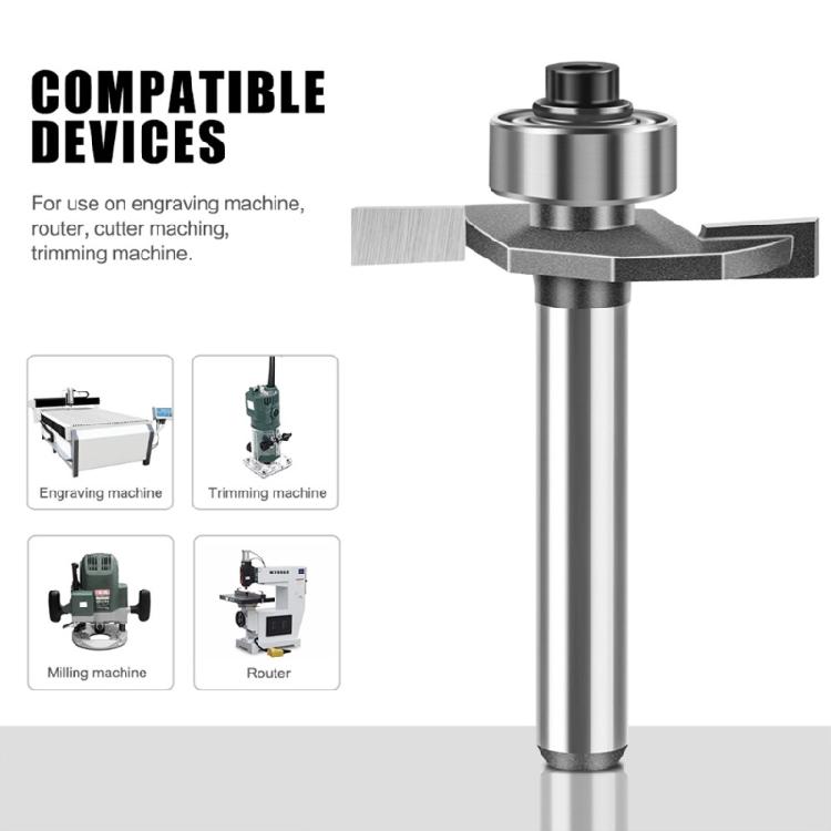 Guitar Edging Inlay Slot Tool Guitar Making Tool Trimming Machine T Type Milling Cutter Trimming Machine Easy to Use