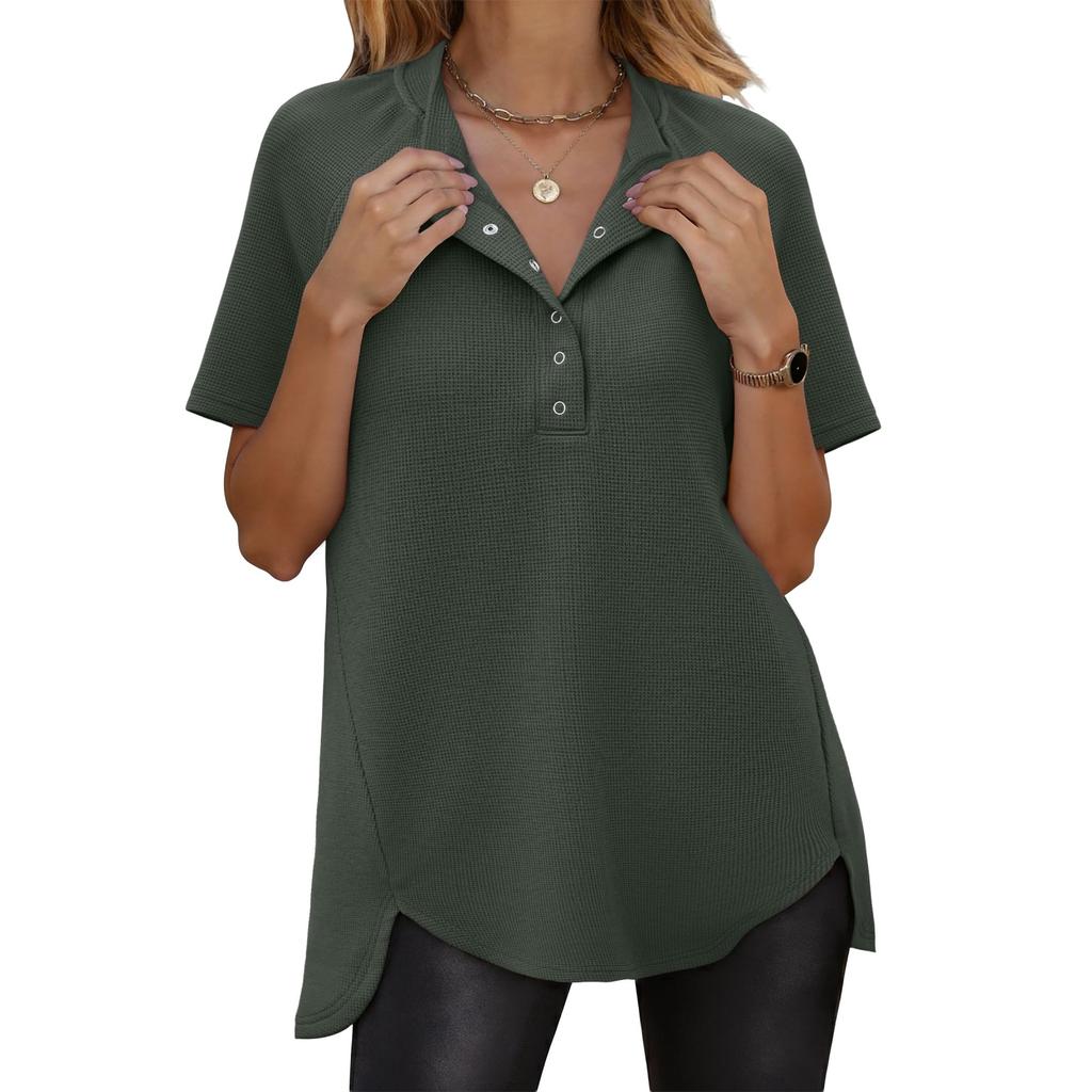 Blusa da Donna alla Moda e Casual Top a T-shirt