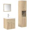 VidaXL 4-piece Bathroom Furniture Set Sonoma Oak 3325023