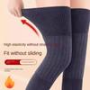 1 Paio Ginocchiera Spessa Calda Lana Protezione Gamba Cashmere Protezione Ginocchio Antivento Antifreddo Scaldagambe Donna Uomo Rotula Manicotti Gamba