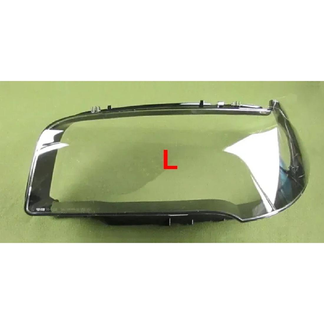 

For BMW X3 E83 2004-2010 with Striped Headlight Lens Cover Transparent Lamp Shade Headlamp Shell Replace Original Lampshade 1PCS left side