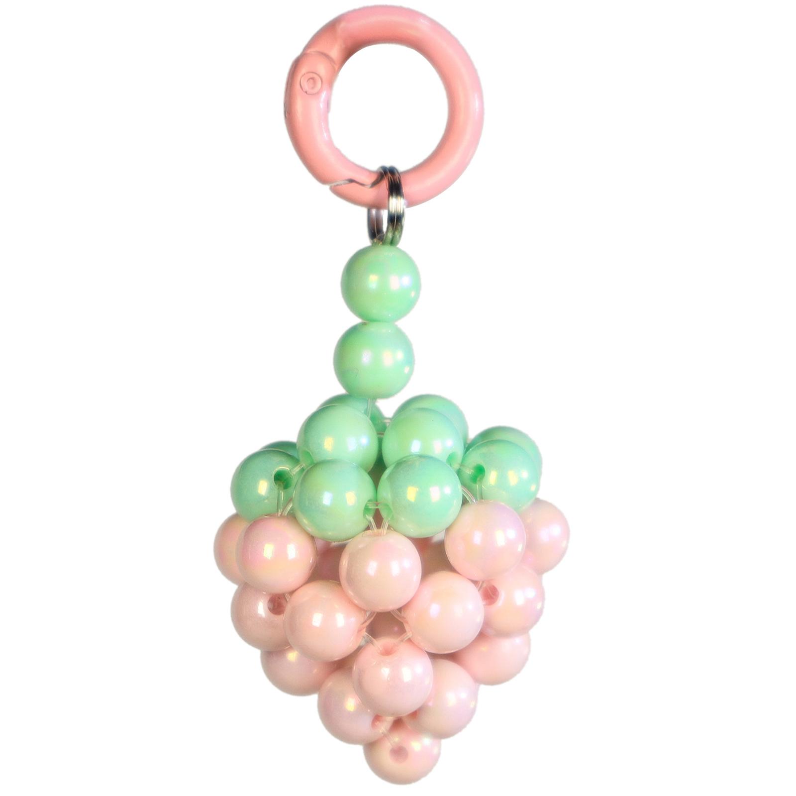 

Уникальный брелок с клубничными бусинами, очаровательный кулон с клубничными бусинами, стильные рюкзаки, подвесные украшения, брелоки T1