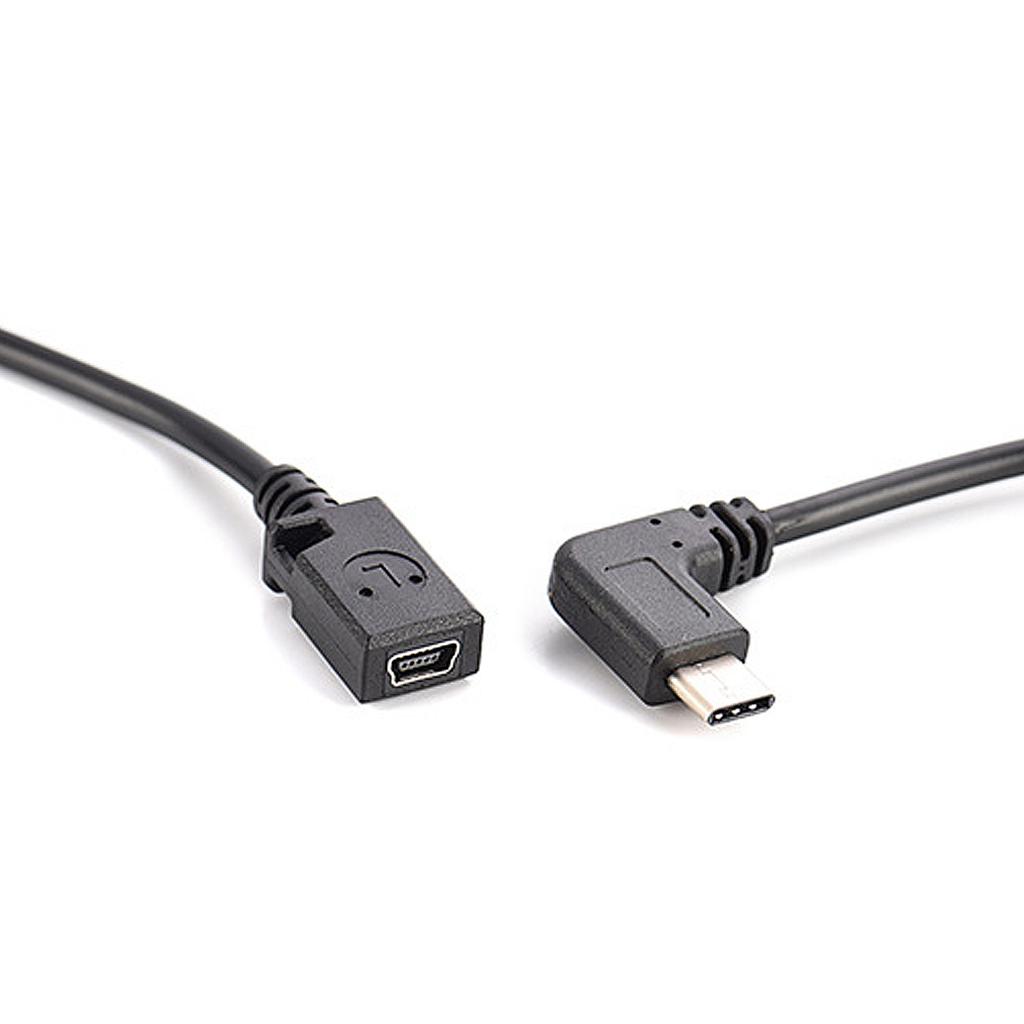 USB Typ C auf i USB Kabel 90 Grad USB C Stecker auf i USB Buchse Adapter Konverter für Laptop Mobiltelefone