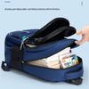 Boys' Water-Repellent Multi-Compartment Backpack, Large Capacity, Double Shoulder, for Grades 3-6 & Junior High.