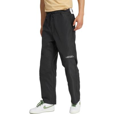 Knitted Sweatpants Men's Black Moderate Straight Fit Pants DX9741-045